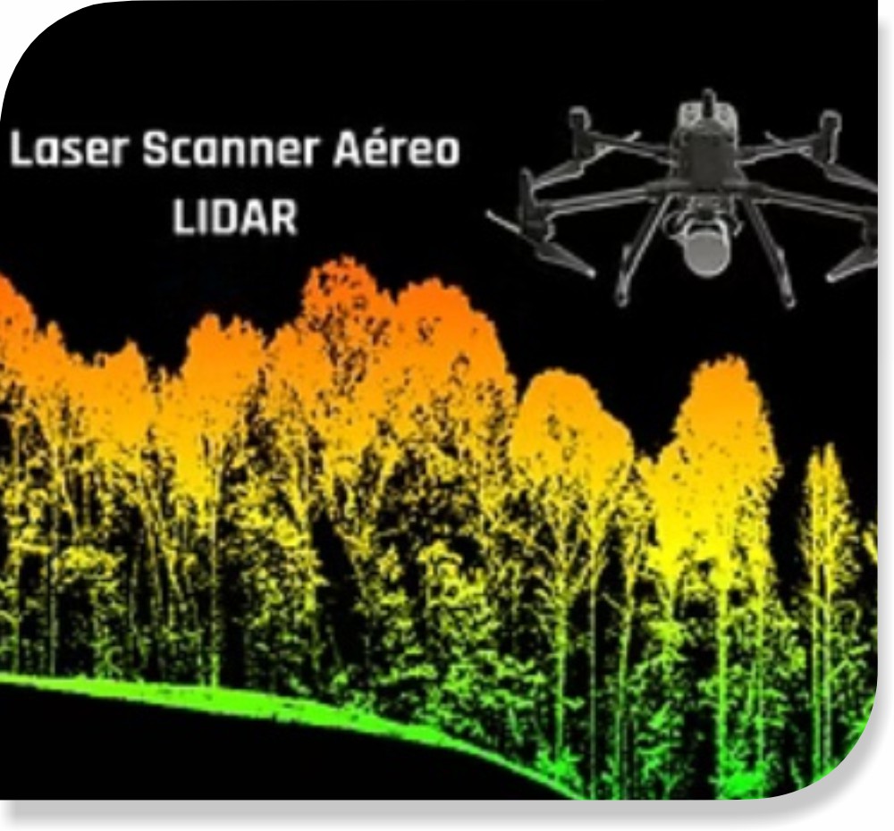 Laser Scanner Aéreo (LiDAR) - Levantamentos 3D Avançados